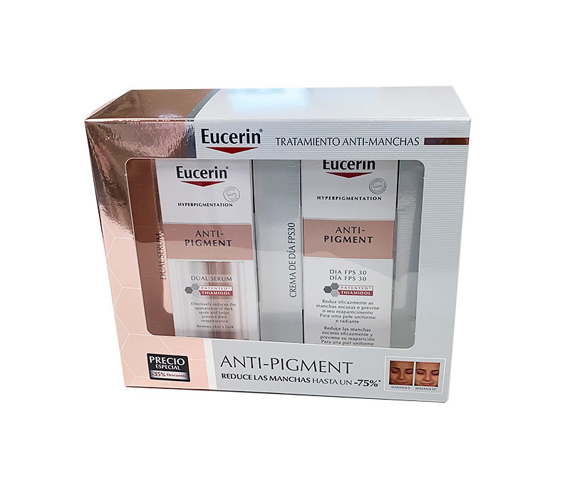 Comprar -Pack Eucerin anti-pigment serum dual 30ml + crema de día marca - Tienda EUCERIN online