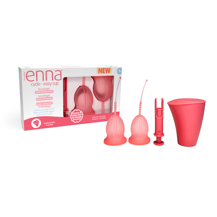 Comprar Copa Enna cycle easy cup talla S 2 unidades + Aplicador marca Enna - Tienda Higiene Intima online
