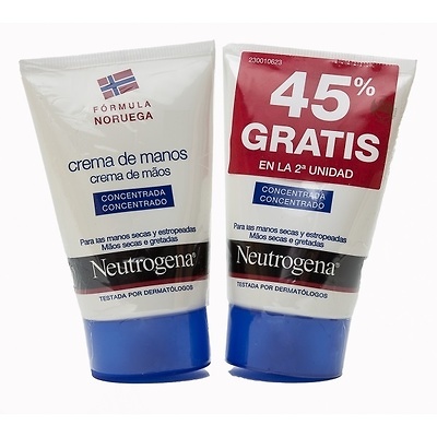 mucho principalmente Oscurecer Comprar Neutrogena crema de manos concentrada duplo 2x50ml marca NEUTROGENA  - Tienda Manos online